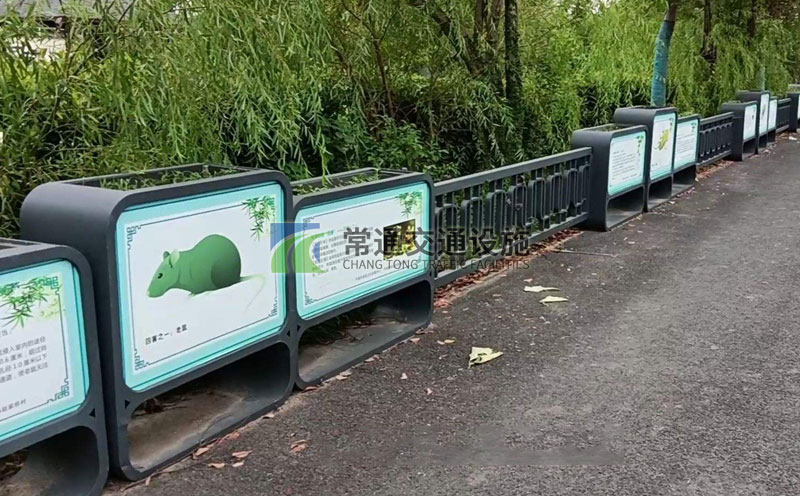 浙江杭州西字花箱護欄